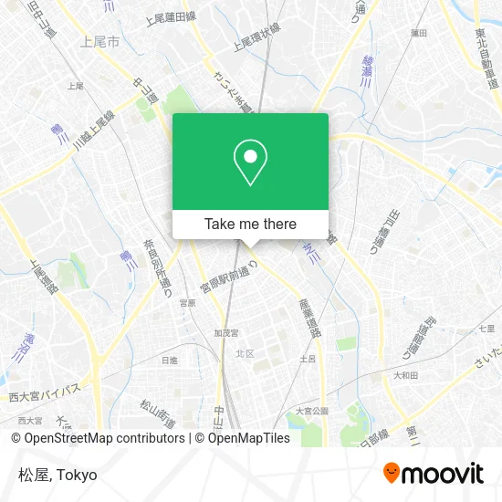 松屋 map