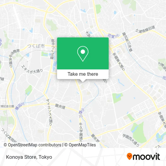 Konoya Store map