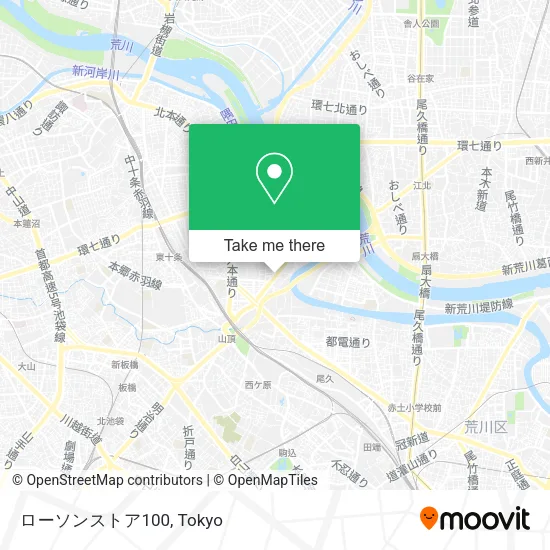 ローソンストア100 map