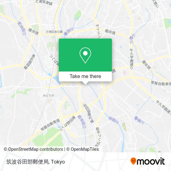 筑波谷田部郵便局 map