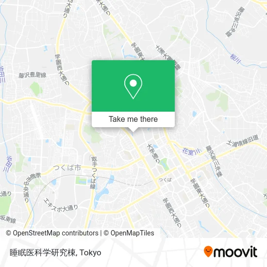 睡眠医科学研究棟 map
