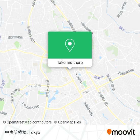 中央診療棟 map