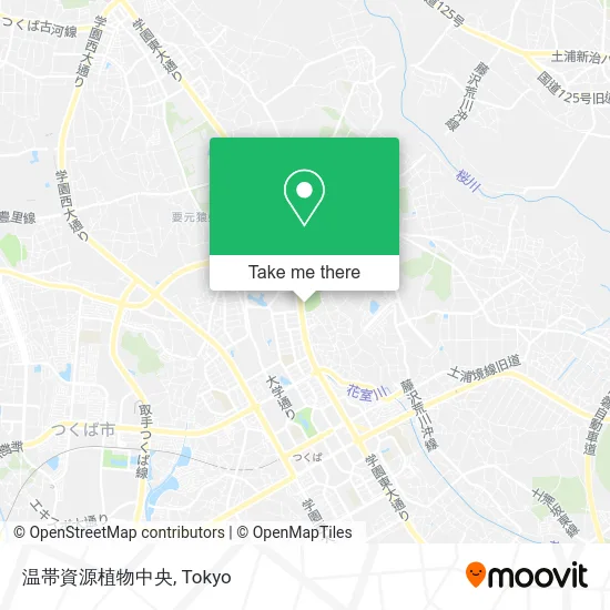 温帯資源植物中央 map