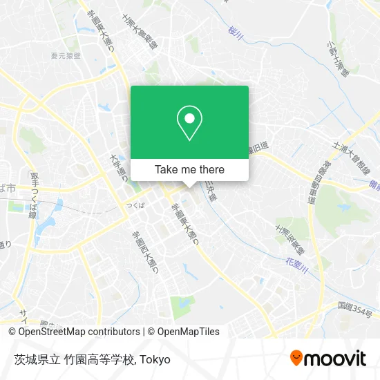 茨城県立 竹園高等学校 map