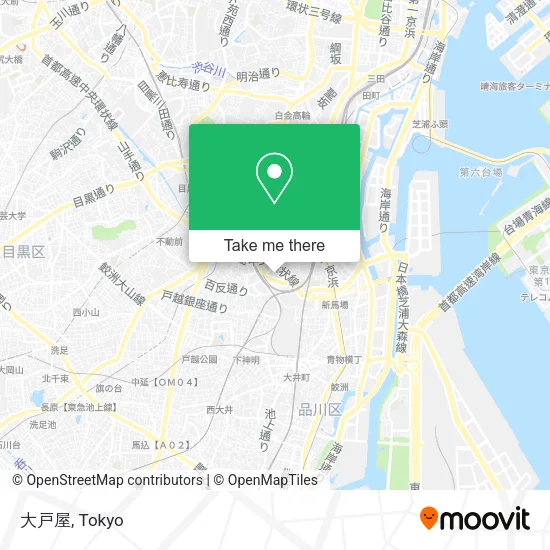 大戸屋 map