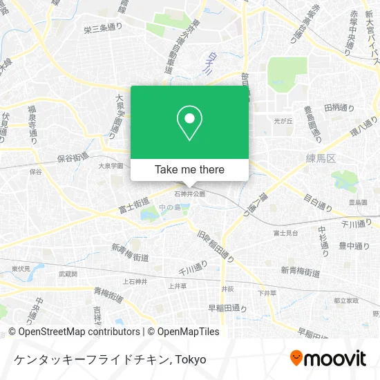 ケンタッキーフライドチキン map