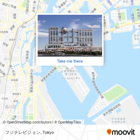 フジテレビジョン map