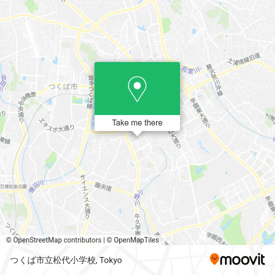 つくば市立松代小学校 map
