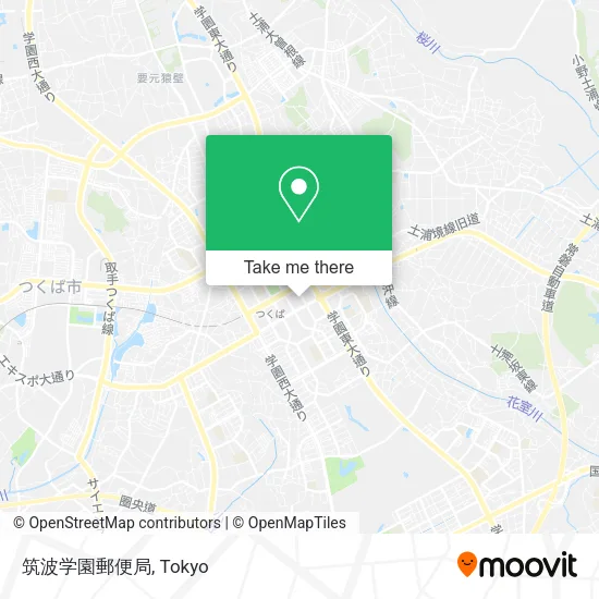 筑波学園郵便局 map