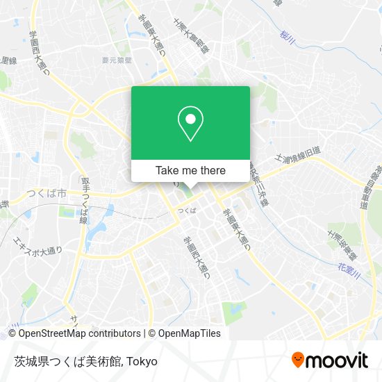 茨城県つくば美術館 map