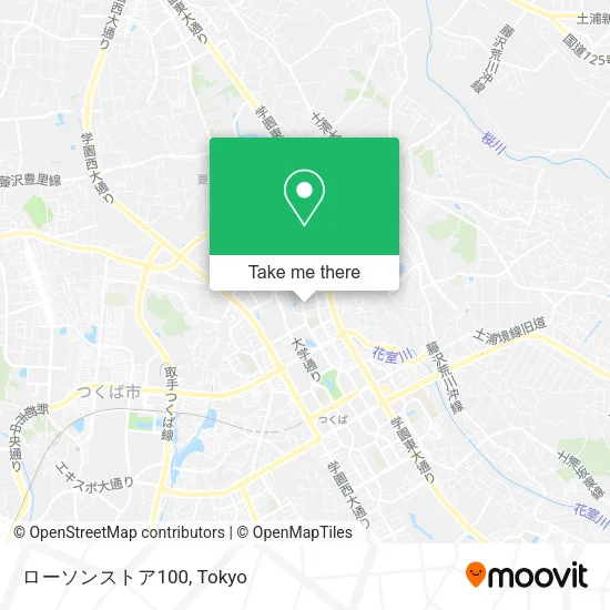 ローソンストア100 map