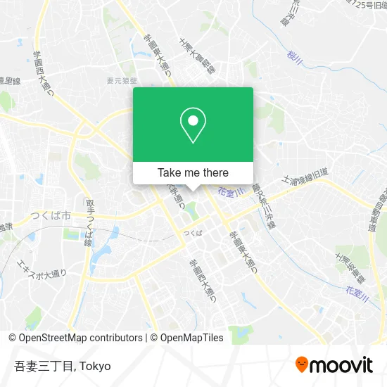 吾妻三丁目 map