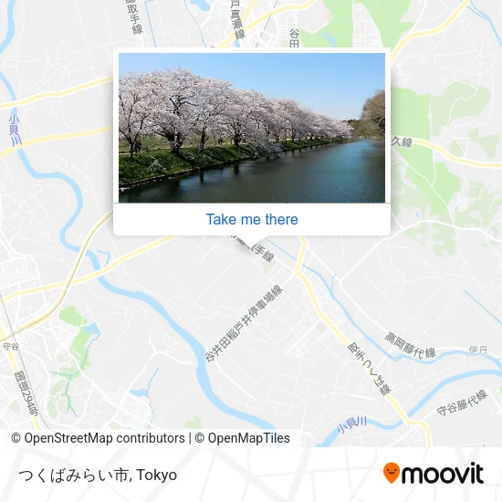 つくばみらい市 map