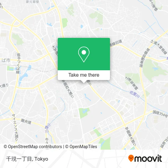 千現一丁目 map