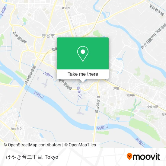 けやき台二丁目 map