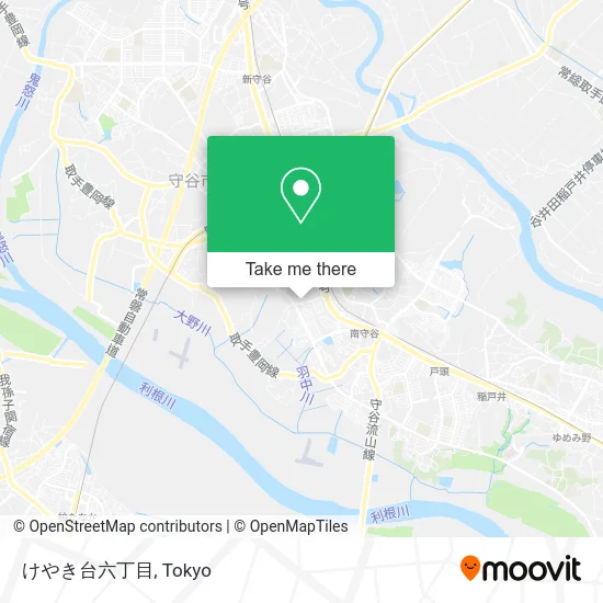 けやき台六丁目 map