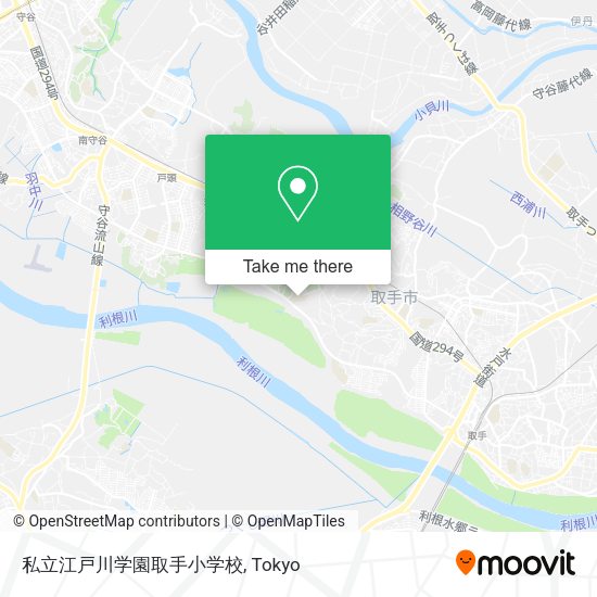 私立江戸川学園取手小学校 map