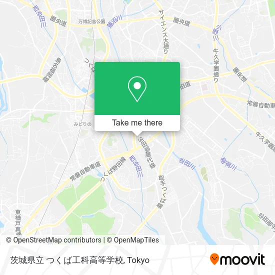 茨城県立 つくば工科高等学校 map