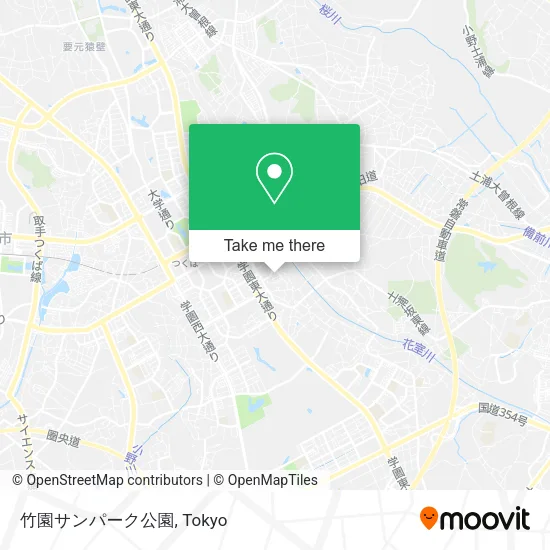 竹園サンパーク公園 map