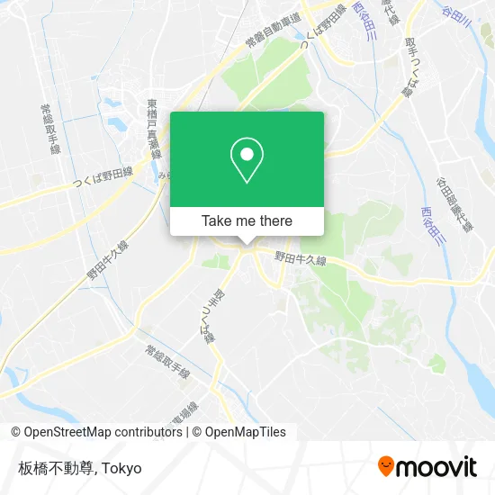 板橋不動尊 map
