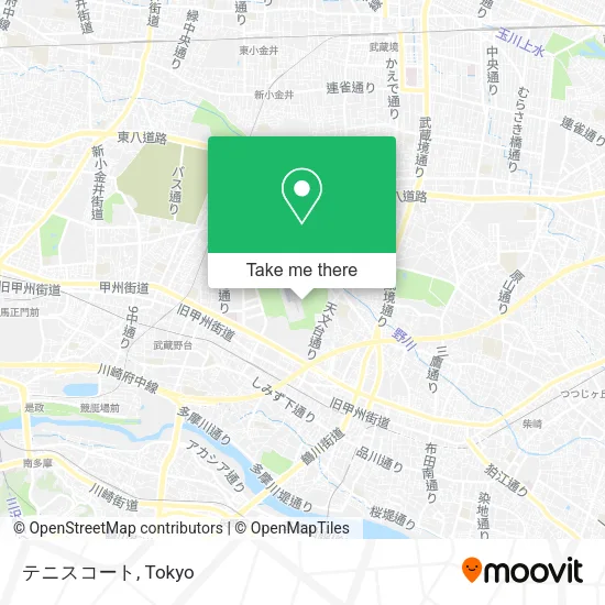 テニスコート map