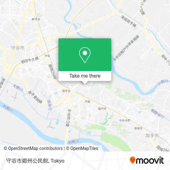 守谷市郷州公民館 map