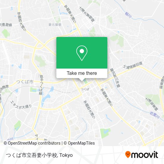 つくば市立吾妻小学校 map