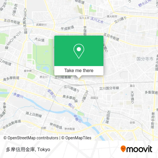 多摩信用金庫 map