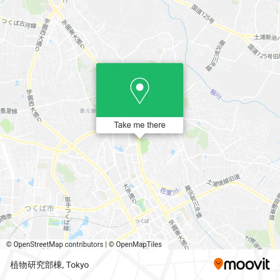 植物研究部棟 map