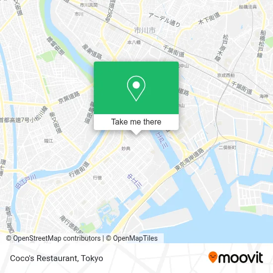 Coco's Restaurant map