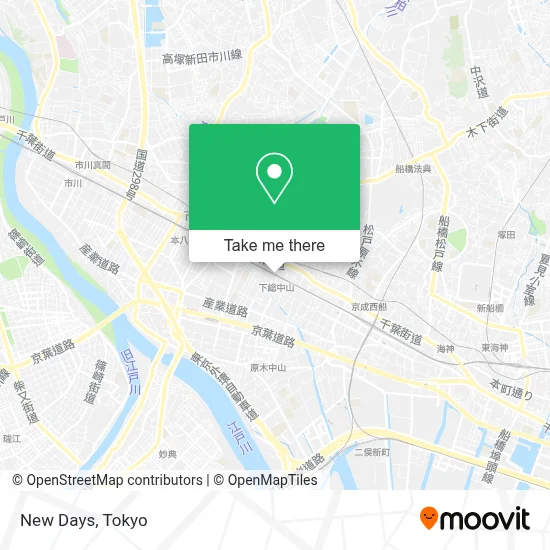 New Days map