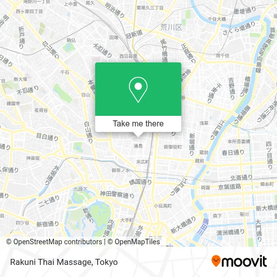 Rakuni Thai Massage map