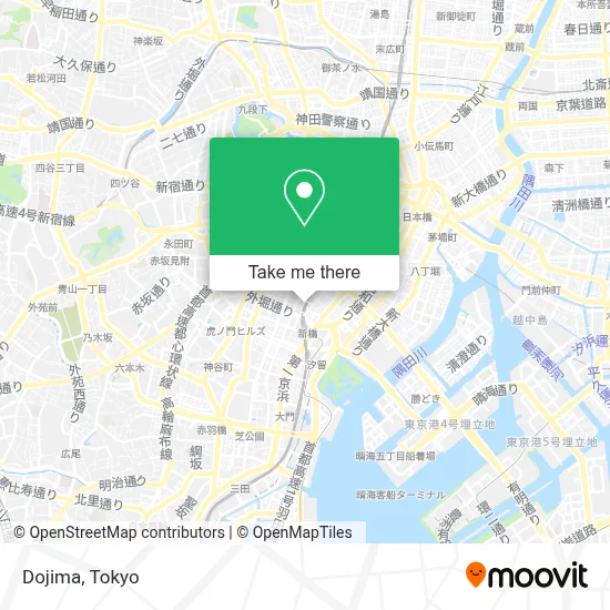 Dojima map