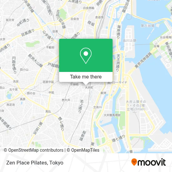Zen Place Pilates map