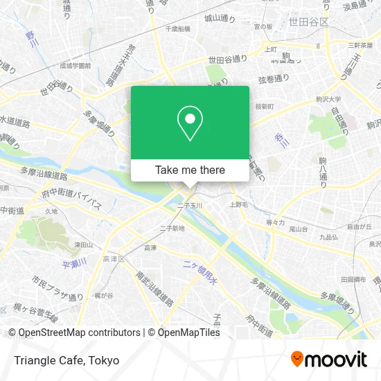 Triangle Cafe map
