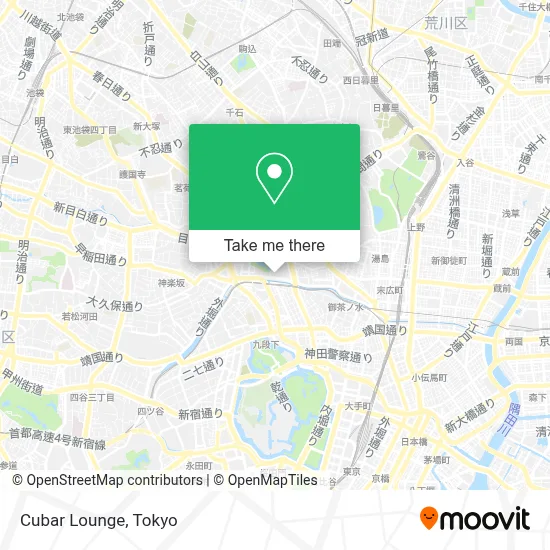 Cubar Lounge map