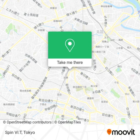 Spin Vi:T map