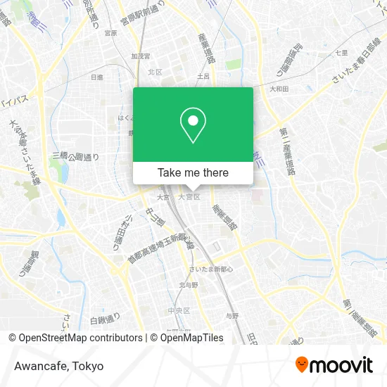 Awancafe map