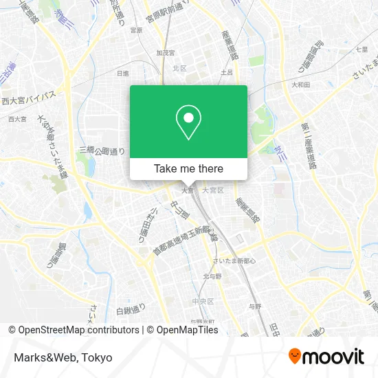 Marks&Web map