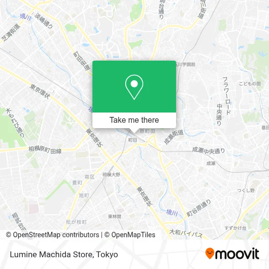 Lumine Machida Store map