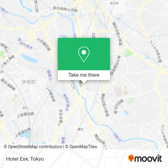 Hotel Exe map