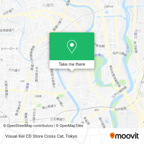 Visual Kei CD Store Cross Cat map