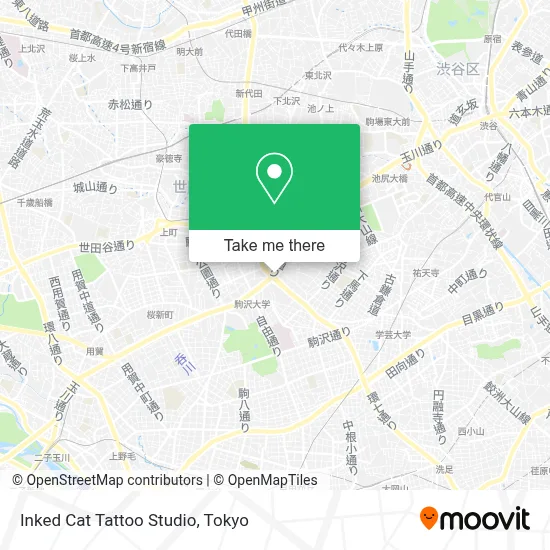 Inked Cat Tattoo Studio map