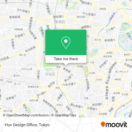 Huv Design Office map
