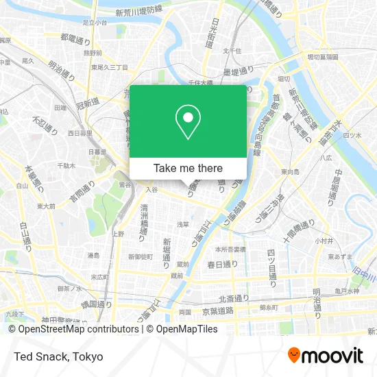 Ted Snack map