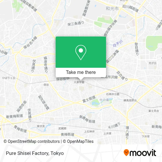 Pure Shisei Factory map