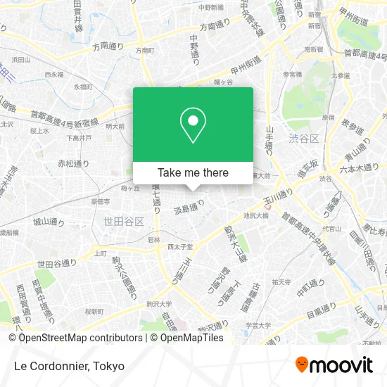 Le Cordonnier map