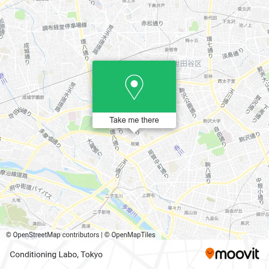 Conditioning Labo map
