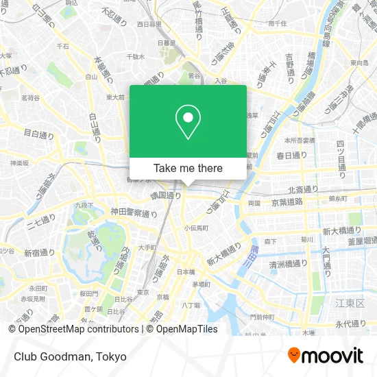 Club Goodman map