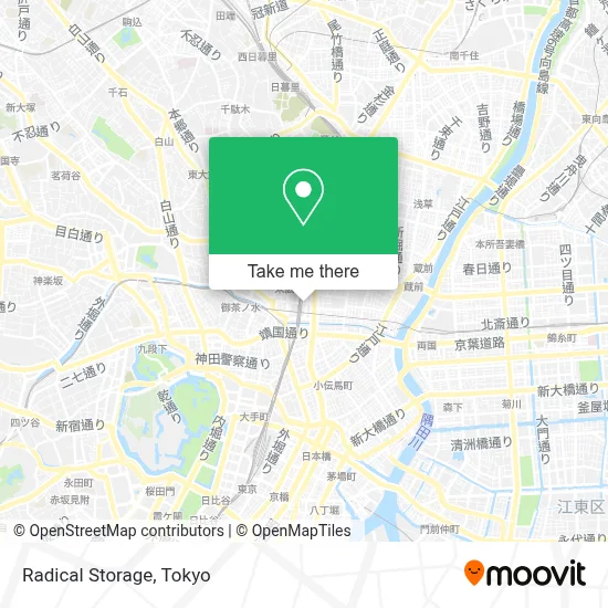 Radical Storage map